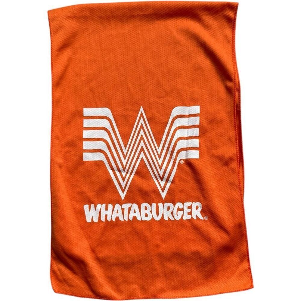 Brand New Whataburger Orange Moisture Wicking Gym Towel